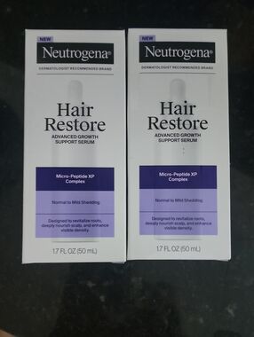 2 new Neutrogena Hair Restore Serum - White & Purple